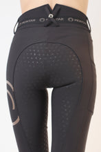 Load image into Gallery viewer, OUTLET Gudrun Highwaisted Logo Breeches - Black, Fullgrip