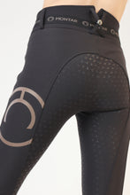 Load image into Gallery viewer, OUTLET Gudrun Highwaisted Logo Breeches - Black, Fullgrip