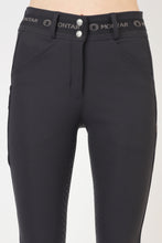 Load image into Gallery viewer, OUTLET Gudrun Highwaisted Logo Breeches - Black, Fullgrip