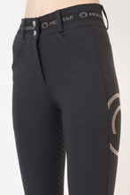 Load image into Gallery viewer, OUTLET Gudrun Highwaisted Logo Breeches - Black, Fullgrip