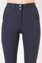 Load image into Gallery viewer, Gudrun Highwaisted Logo Breeches - Navy, Fullgrip
