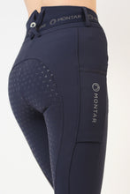 Load image into Gallery viewer, Gudrun Highwaisted Logo Breeches - Navy, Fullgrip