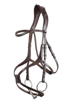 Load image into Gallery viewer, OUTLET Lyon Fig-8 Organic Tanned Bridle - Brown