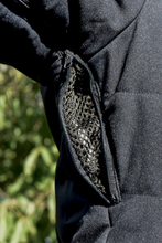 Load image into Gallery viewer, OUTLET Dicte Extra Long Jacket With Slits - Black