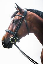 Load image into Gallery viewer, OUTLET Normandie Organic Tanned Bridle - Black