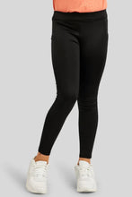 Load image into Gallery viewer, Junior MoWinnie Rosegold Leggings - Black, Fullgrip
