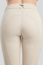 Load image into Gallery viewer, Megan Phone Pocket Yati Highwaisted Breeches - Silver Grey, Fullgrip
