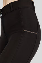 Load image into Gallery viewer, MoMaddie Rosegold Logo Crystal Breeches - Black
