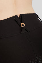 Load image into Gallery viewer, MoMaddie Rosegold Logo Crystal Breeches - Black
