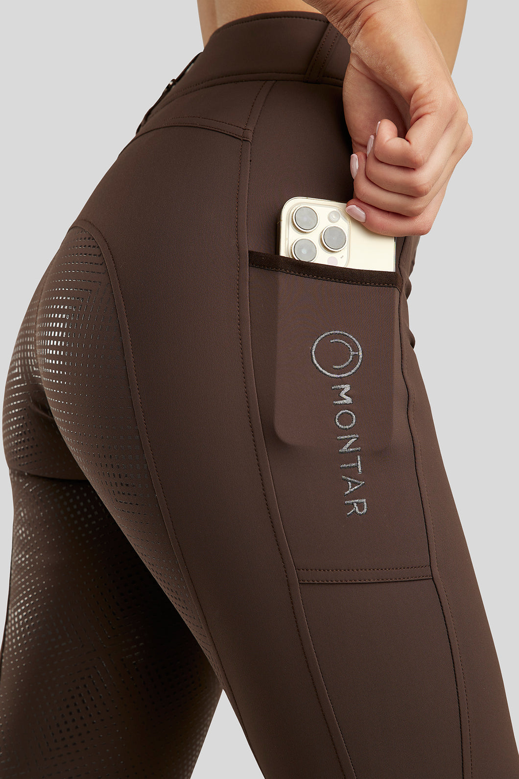 MoZida Refined Crystal Breeches - Brown, Fullgrip