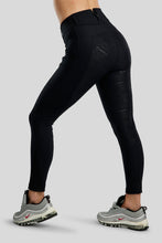 Load image into Gallery viewer, MoMichelle Hybrid Logo Leggings - Black, Fullgrip

