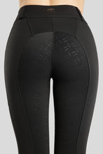 Load image into Gallery viewer, MoStar Mesh Logo Leggings - Black, Fullgrip
