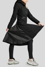 Load image into Gallery viewer, Dicte Extra Long Jacket With Slits - Black
