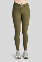 Load image into Gallery viewer, Megan Yati Highwaisted Breeches - Olive Fullgrip
