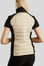 Load image into Gallery viewer, MoMartha Contrast Hybrid Gilet - Warm Light Grey

