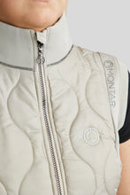 Load image into Gallery viewer, MoMary Crystal Hybrid Gilet - Light Silver Grey
