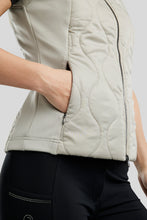 Load image into Gallery viewer, MoMary Crystal Hybrid Gilet - Light Silver Grey
