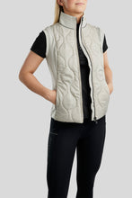 Load image into Gallery viewer, MoMary Crystal Hybrid Gilet - Light Silver Grey

