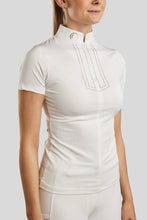 Load image into Gallery viewer, MoViolet Crystal Competition Shirt - White
