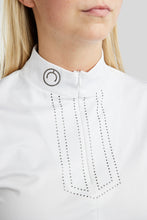 Load image into Gallery viewer, MoViolet Crystal Competition Shirt - White
