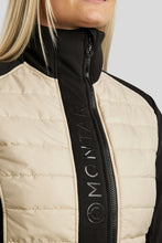 Load image into Gallery viewer, MoMartha Contrast Hybrid Jacket - Warm Light Grey
