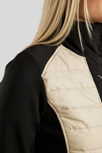 Load image into Gallery viewer, MoMartha Contrast Hybrid Jacket - Warm Light Grey
