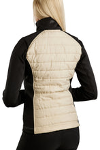 Load image into Gallery viewer, MoMartha Contrast Hybrid Jacket - Warm Light Grey
