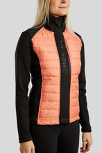 Load image into Gallery viewer, MoMartha Contrast Hybrid Jacket - Watermelon
