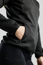 Load image into Gallery viewer, Junior MoBlair Zip Softshell Crystal Jacket - Black
