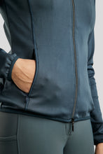Load image into Gallery viewer, MoWendy Full Zip Softshell Jacket - Dark Slate
