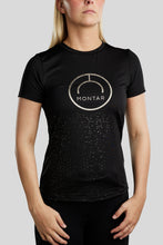 Load image into Gallery viewer, MoSille T-Shirt with Gun Metal Logo - Black

