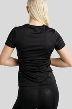 Load image into Gallery viewer, MoSille T-Shirt with Gun Metal Logo - Black
