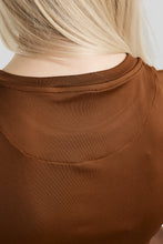 Load image into Gallery viewer, MoSille T-Shirt with Gun Metal Logo - Toffee

