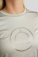 Load image into Gallery viewer, MoSille T-Shirt with Gun Metal Logo - Beige
