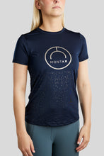 Load image into Gallery viewer, MoSille T-Shirt with Gun Metal Logo - Navy
