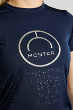 Load image into Gallery viewer, MoSille T-Shirt with Gun Metal Logo - Navy
