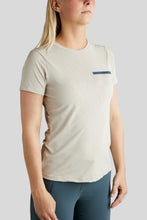 Load image into Gallery viewer, MoStelle Logo Mesh Tee - Beige
