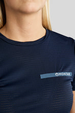 Load image into Gallery viewer, MoStella Logo Mesh Tee - Navy
