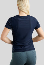 Load image into Gallery viewer, MoStella Logo Mesh Tee - Navy
