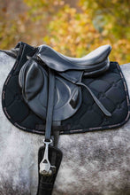 Load image into Gallery viewer, Free Jump Logo Tape Saddle Pad - Black
