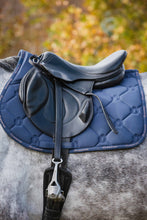 Load image into Gallery viewer, Free Jump Logo Tape Saddle Pad - Navy
