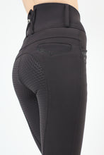 Load image into Gallery viewer, Kirstin Crystal Extra Highwaisted Breeches - Black, Fullgrip
