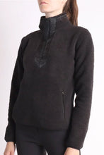 Load image into Gallery viewer, MoMaddy Teddy Quarter Zip - Black
