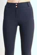 Load image into Gallery viewer, MoSierra Rosegold Highwaisted Yati Summer Breeches - Navy, Fullgrip
