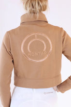 Load image into Gallery viewer, MoSimone Cropped Quarter Zip - Moonstone
