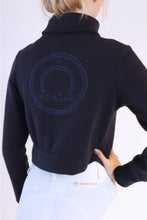Load image into Gallery viewer, MoSimone Cropped Quarter Zip - Navy
