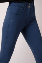 Load image into Gallery viewer, Megan Yati Highwaisted Breeches - Mid Blue, Fullgrip
