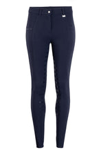 Load image into Gallery viewer, Junior Crystal Yati Breeches - Navy, Fullgrip
