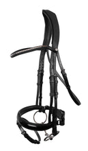 Load image into Gallery viewer, Normandie Deluxe Organic Tanned Bridle - Black
