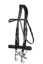 Load image into Gallery viewer, Normandie Double Organic Tanned Bridle - Black
